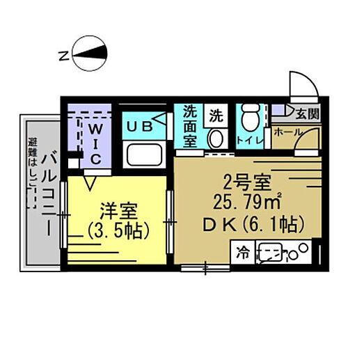 アリビオ新松戸 2階 1DK 賃貸物件詳細