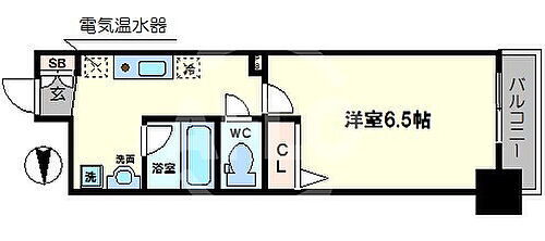 ｗｉｌｌＤｏ難波ｗＩＩ 7階 1K 賃貸物件詳細