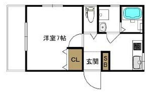 大阪府吹田市岸部南2丁目 岸辺駅 1K アパート 賃貸物件詳細