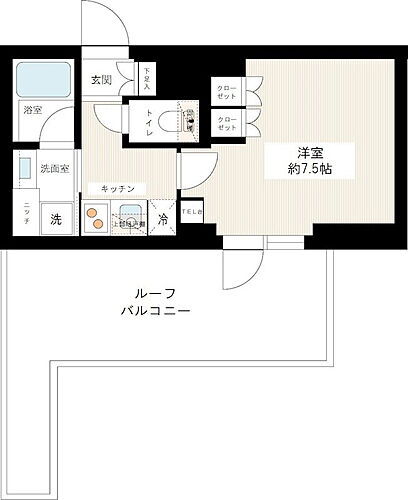 ジュイールパルフェ西新井 4階 1K 賃貸物件詳細