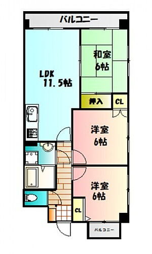 広島県広島市安佐南区緑井5丁目 七軒茶屋駅 3LDK マンション 賃貸物件詳細