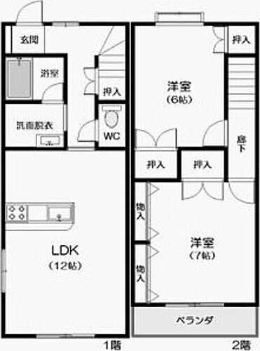 静岡県掛川市杉谷1丁目10-46 掛川駅 2LDK アパート 賃貸物件詳細