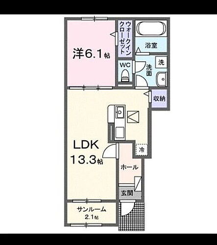 今津町アパート 1階 1LDK 賃貸物件詳細