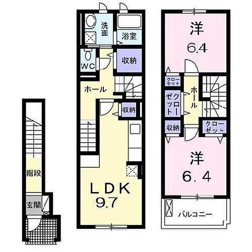 コフレッタ 1階 2LDK 賃貸物件詳細