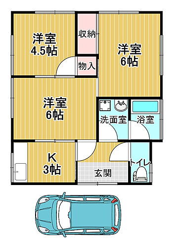 茨城県龍ケ崎市佐貫町 龍ケ崎市駅 3K 一戸建て 賃貸物件詳細