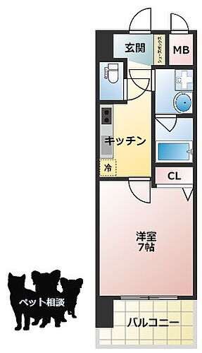 大阪府大阪市浪速区大国1丁目 大国町駅 1K マンション 賃貸物件詳細