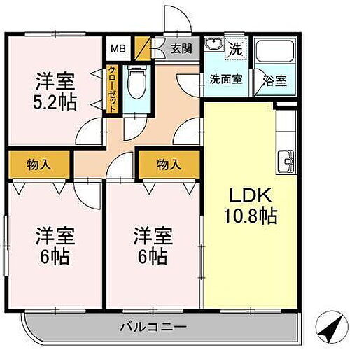 広島県広島市安佐南区山本7丁目 安芸長束駅 3LDK マンション 賃貸物件詳細