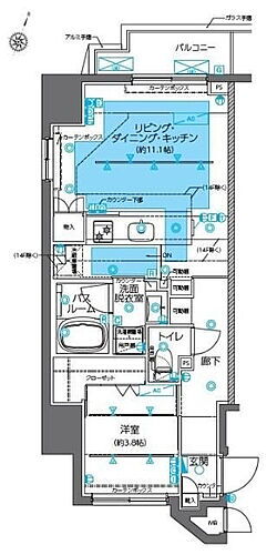東京都千代田区岩本町1丁目1-8 小伝馬町駅 1LDK マンション 賃貸物件詳細