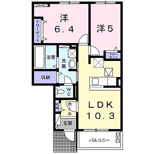 栃木県宇都宮市鶴田町2960-3 東武宇都宮駅 2LDK アパート 賃貸物件詳細