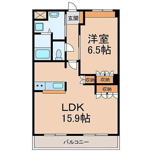 和歌山県和歌山市北野 紀伊駅 1LDK アパート 賃貸物件詳細