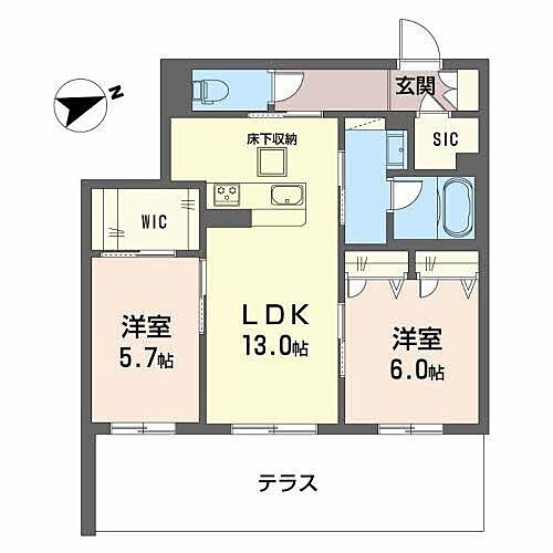大阪府東大阪市若江南町4丁目 若江岩田駅 2LDK マンション 賃貸物件詳細