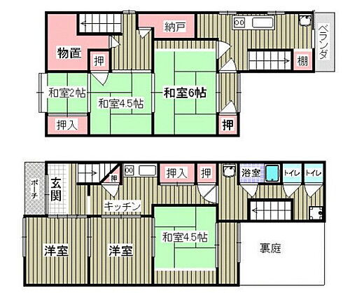 京都府京都市中京区西ノ京右馬寮町 円町駅 6K 一戸建て 賃貸物件詳細
