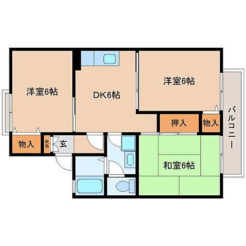 奈良県北葛城郡王寺町本町2丁目 王寺駅 3DK アパート 賃貸物件詳細
