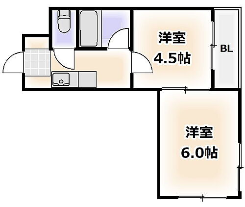 大阪府大阪市浪速区恵美須東1丁目 恵美須町駅 2K マンション 賃貸物件詳細