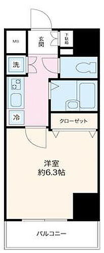東京都品川区西五反田8丁目11-15 五反田駅 1K マンション 賃貸物件詳細