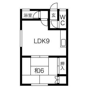 新川ハイツ 3階 1LDK 賃貸物件詳細