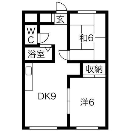 北海道札幌市東区北四十条東3丁目 麻生駅 2DK マンション 賃貸物件詳細