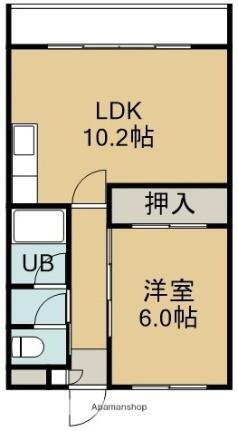 コンフォートサンシ 3階 1LDK 賃貸物件詳細