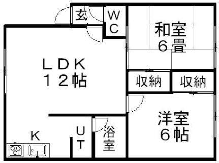 山田マンションＡ 2階 2LDK 賃貸物件詳細