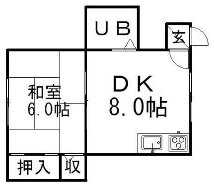 北海道札幌市白石区中央二条6丁目 白石駅 1LDK アパート 賃貸物件詳細