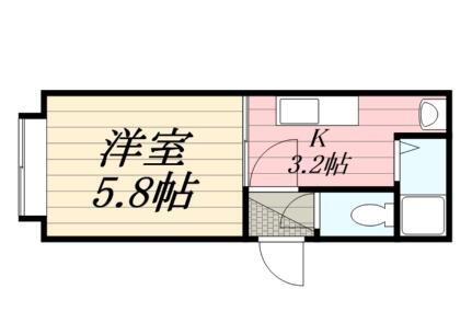 北海道札幌市豊平区月寒東二条3丁目 月寒中央駅 1K アパート 賃貸物件詳細