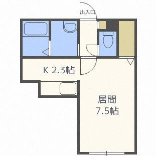 北海道札幌市豊平区平岸一条12丁目 南平岸駅 1K マンション 賃貸物件詳細