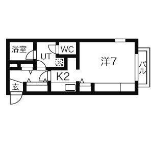 北海道札幌市豊平区旭町5丁目 学園前駅 1K マンション 賃貸物件詳細