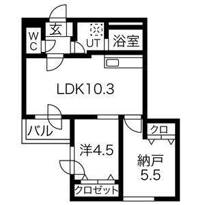 北海道札幌市豊平区豊平一条8丁目 菊水駅 2DK マンション 賃貸物件詳細