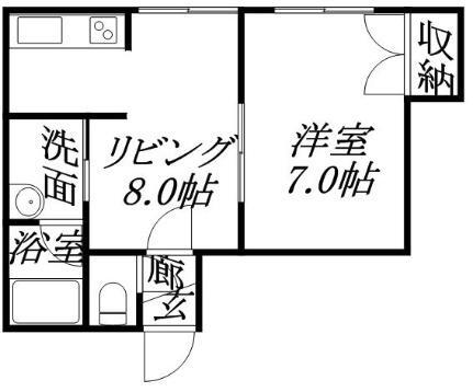 北海道札幌市豊平区豊平一条6丁目 菊水駅 1LDK アパート 賃貸物件詳細