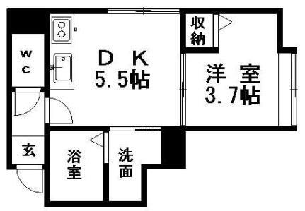 北海道札幌市豊平区豊平八条9丁目 学園前駅 1DK アパート 賃貸物件詳細