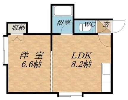 北海道札幌市豊平区旭町2丁目 学園前駅 1DK アパート 賃貸物件詳細