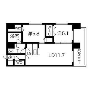 北海道札幌市中央区南六条西18丁目 西線６条駅 2LDK マンション 賃貸物件詳細