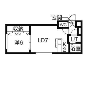 コアフォレスト 4階 1DK 賃貸物件詳細