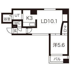 北海道札幌市中央区北三条東2丁目 さっぽろ駅 1LDK マンション 賃貸物件詳細