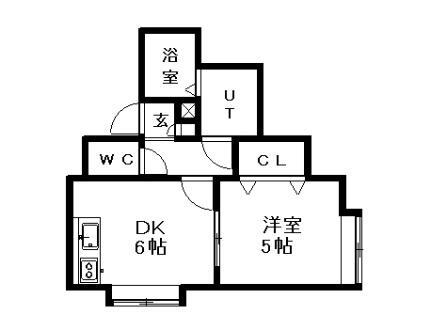 カーサ苗穂 3階 1DK 賃貸物件詳細