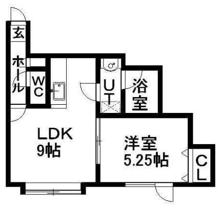 北海道札幌市白石区北郷一条8丁目 平和駅 1LDK アパート 賃貸物件詳細