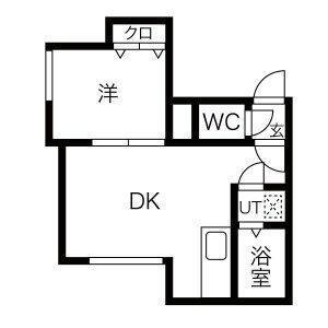 北海道札幌市豊平区平岸一条1丁目 中の島駅 1DK アパート 賃貸物件詳細