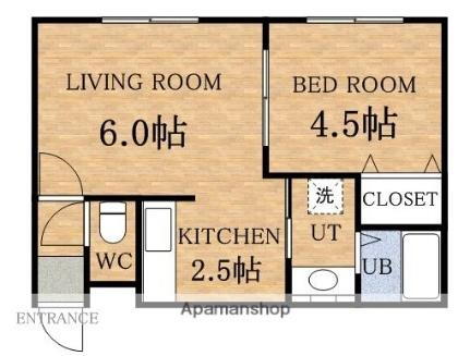 北海道札幌市西区八軒二条東3丁目 八軒駅 1DK マンション 賃貸物件詳細