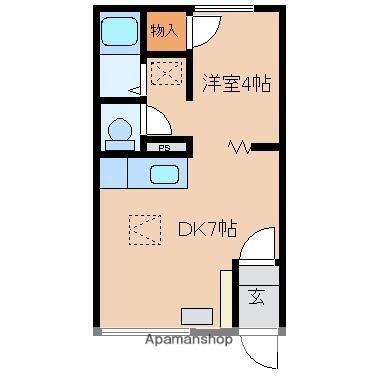 有明ハイツ 2階 1DK 賃貸物件詳細