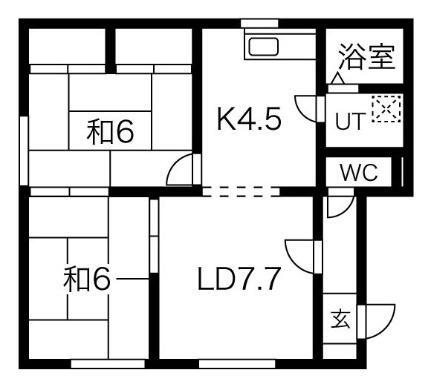 北海道札幌市白石区北郷三条5丁目 白石駅 3DK アパート 賃貸物件詳細