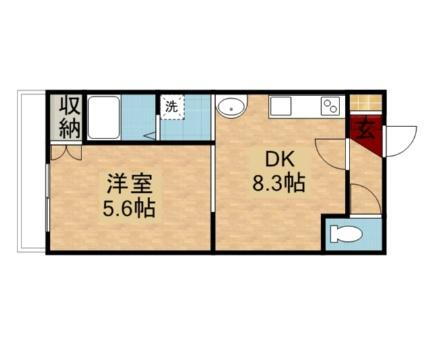 クィーンローズ 1階 1DK 賃貸物件詳細