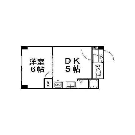 クレドールマンション 1階 1DK 賃貸物件詳細