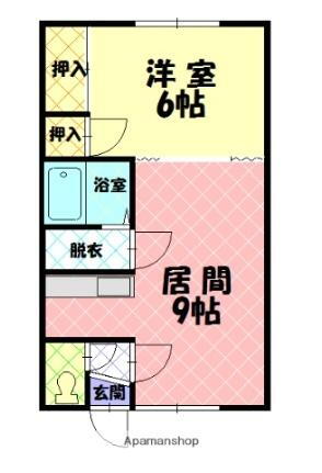 豊岡４・２コーポ 2階 1LDK 賃貸物件詳細