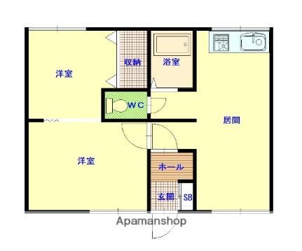 北海道旭川市神楽六条9丁目 神楽岡駅 2DK アパート 賃貸物件詳細