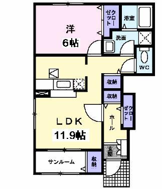 岩手県北上市北鬼柳18地割 北上駅 1LDK アパート 賃貸物件詳細