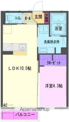 岩手県北上市さくら通り５丁目 柳原駅 1LDK アパート 賃貸物件詳細