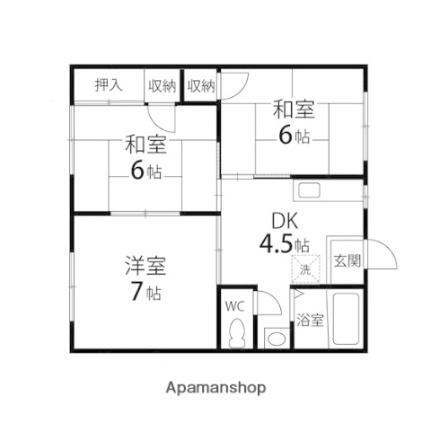 フレグランス南中山　Ｃ棟 2階 3K 賃貸物件詳細