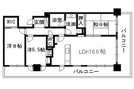 レジディアタワー仙台 13階 3LDK 賃貸物件詳細