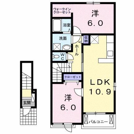 宮城県仙台市太白区袋原2丁目 南仙台駅 2LDK アパート 賃貸物件詳細