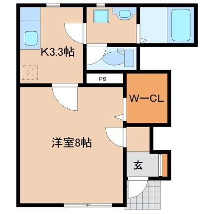 宮城県仙台市若林区沖野3丁目 長町駅 1K アパート 賃貸物件詳細